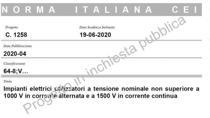 DOTAZIONI MINIME IMPIANTISTICHE: le modifiche da apportare alla norma prima che sia troppo tardi