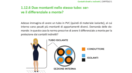 Due montanti nello stesso tubo: serve il differenziale a monte?